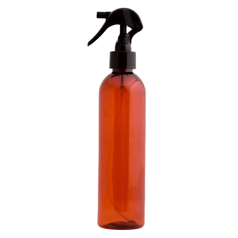 Earth'sAromatique AmberPlasticBottle with BlackMiniTriggerSprayer 8oz