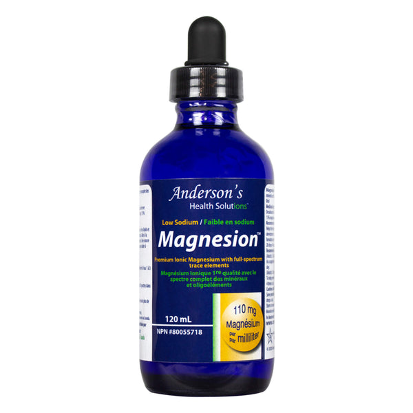 Dropper Bottle of Anderson's Health Solutions Magnesion 110mg/ml 120ml