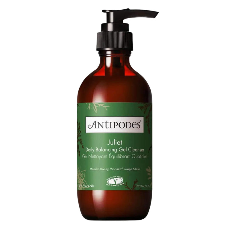 PumpBottle of Antipodes Juliet DailyBalancing GelCleanser 200ml
