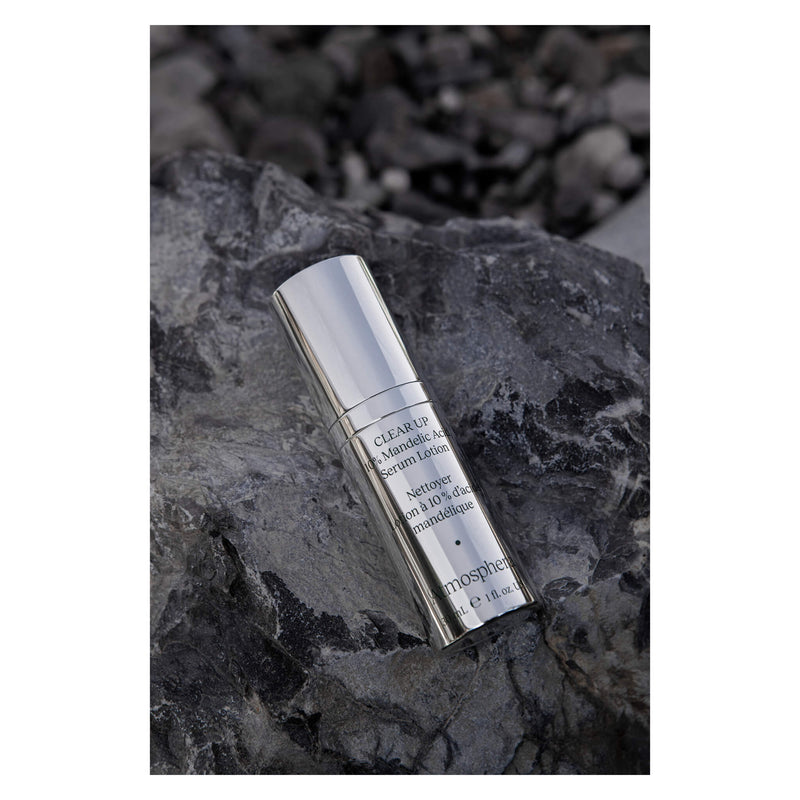 Photo of Atmosphera Clear Up Clarifying Serum with 10% Mandelic + Lactic Acid On a Rock
