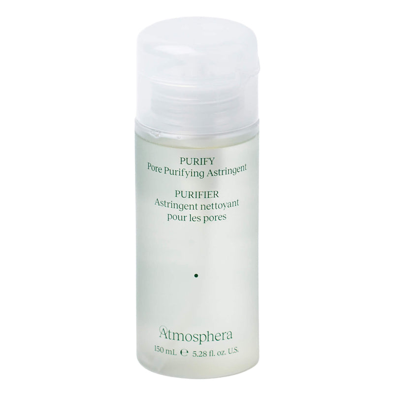 Bottle of Atmosphera Purify PorePurifyingAstringent with AHA/BHA+Licorice+GreenTea 150ml