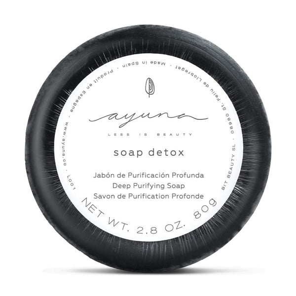 Ayuna Soap Detox - Deeply Purifying Soap 80g Back
