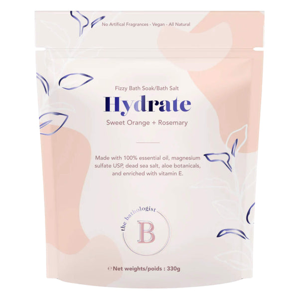 Bag of Bathologist Hydrate FizzyBathSoak 330g
