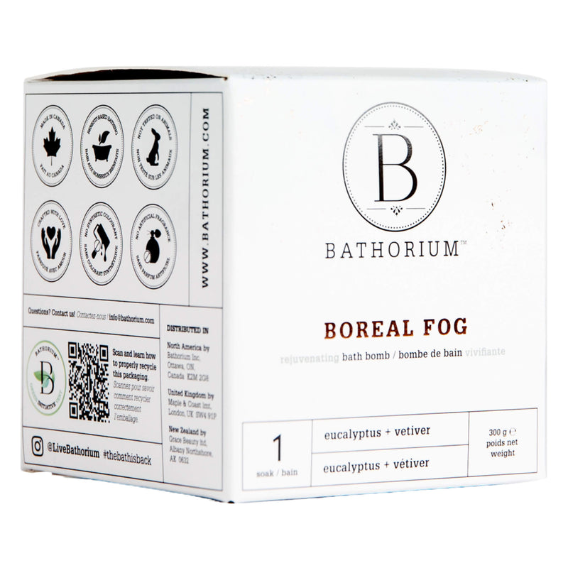 Box of Bathorium BathBomb BorealFog 300g