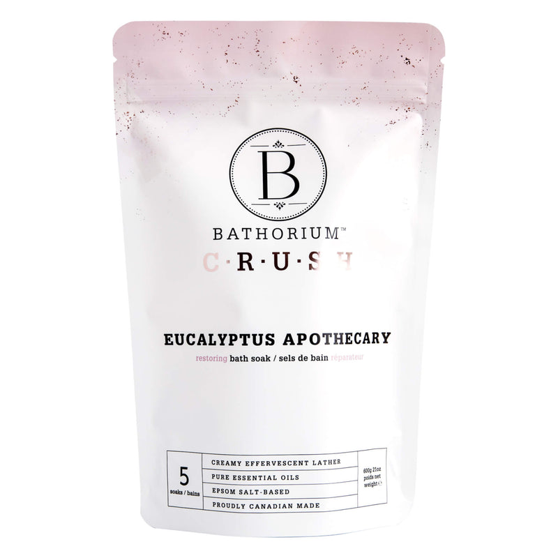 Bag of Bathorium Eucalyptus Apothecary Bath Crush 600g