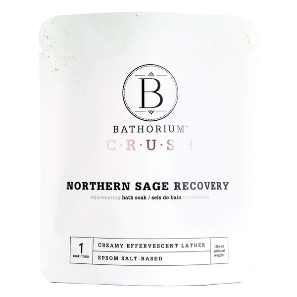 Bag of Bathorium Northern Sage Recovery Bath Crush 120g