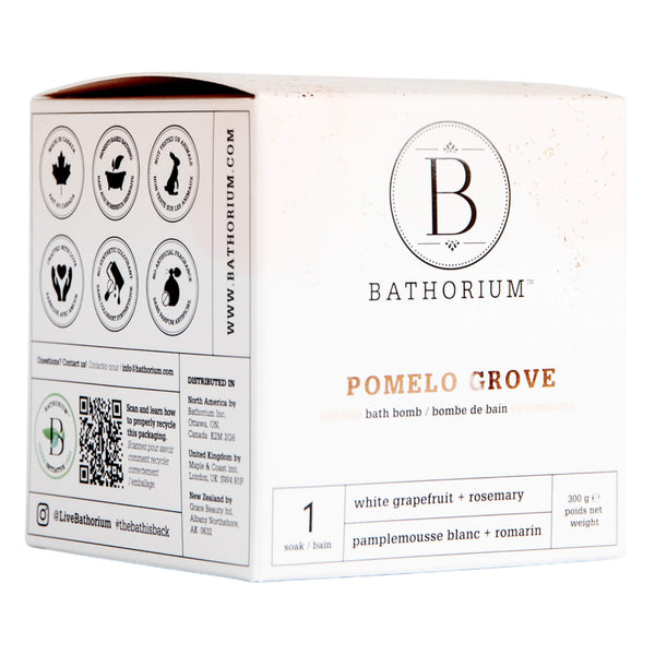 Box of Bathorium Pomelo Grove Bath Bomb 10oz