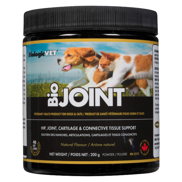 Tub of BiologicVet BioJoint NaturalFlavour 200g