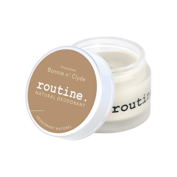 Routine. NaturalDeoderant BonnieN'Clyde 2ozJar