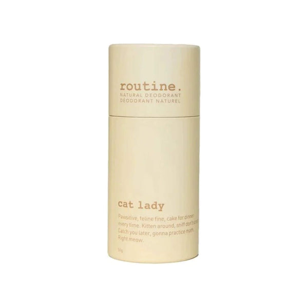 Routine. NaturalDeoderant CatLady 50gStick