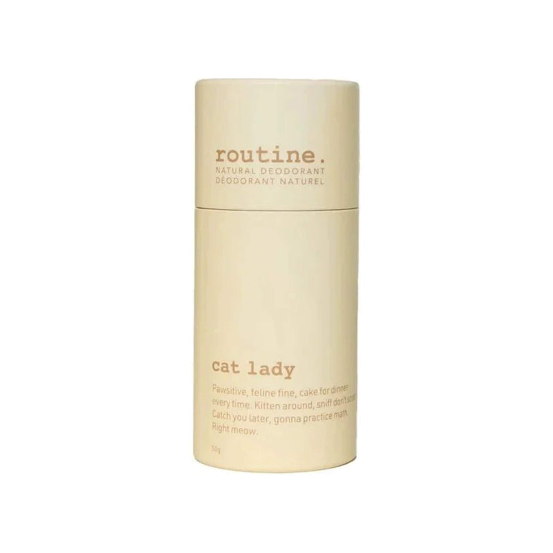 Routine. NaturalDeoderant CatLady 50gStick