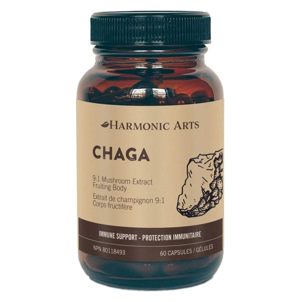 Bottle of HarmonicArts Chaga 60Capsules