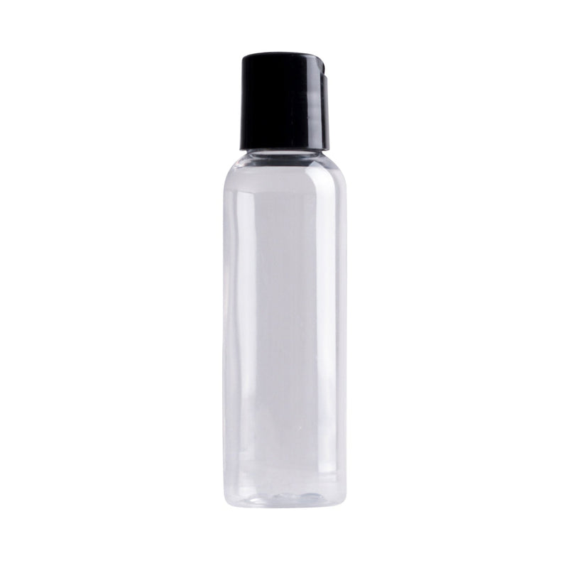 Earth's Aromatique - Clear Plastic Bottle w/ Black Disc Cap 2oz | Kolya Naturals, Canada