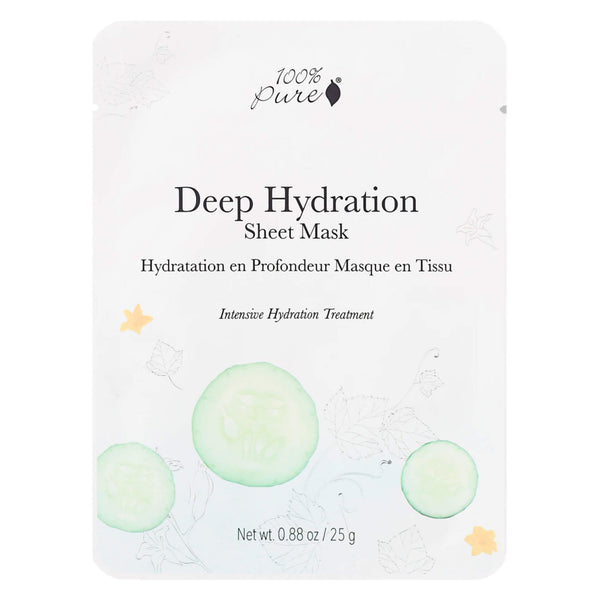 100%Pure SheetMask DeepHydrationMask 0.88oz/25g