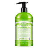 PumpBottle of Dr.Bronner's OrganicSugarSoap LemongrassLime 710ml