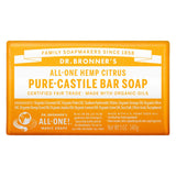 Bar of Dr. Bronner's Pure Castile Bar Soap Citrus 140g
