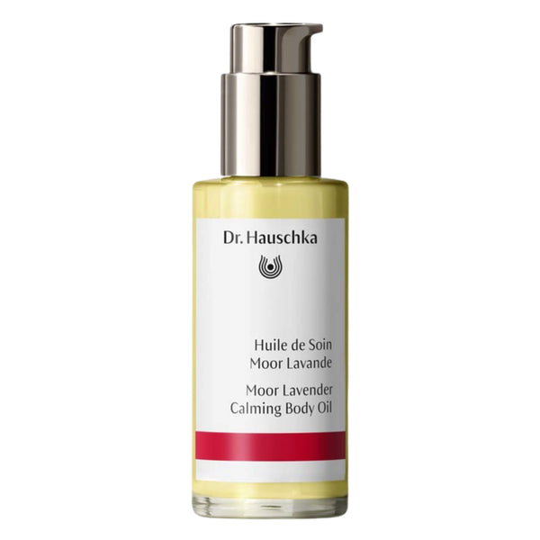 Bottle of Dr. Hauschka Moor Lavender Calming Body Oil 75ml
