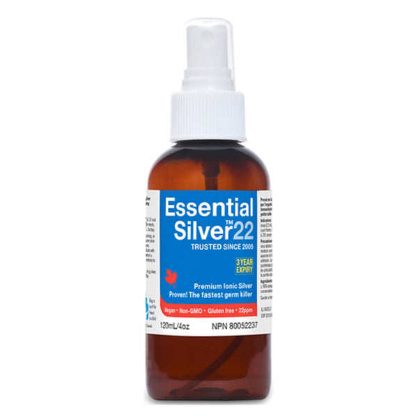 EssentialSilver PremiumIonicSilverSpray 22ppm 120ml