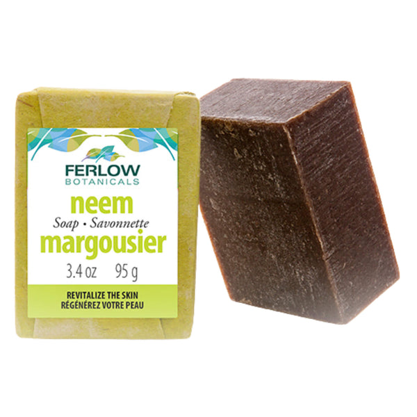 Package & Bar of FerlowBootanicals NeemSoap 3.4oz/95g