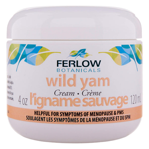 Tub of FerlowBotanicals WildYamCream 10%WildYamExtract 120ml