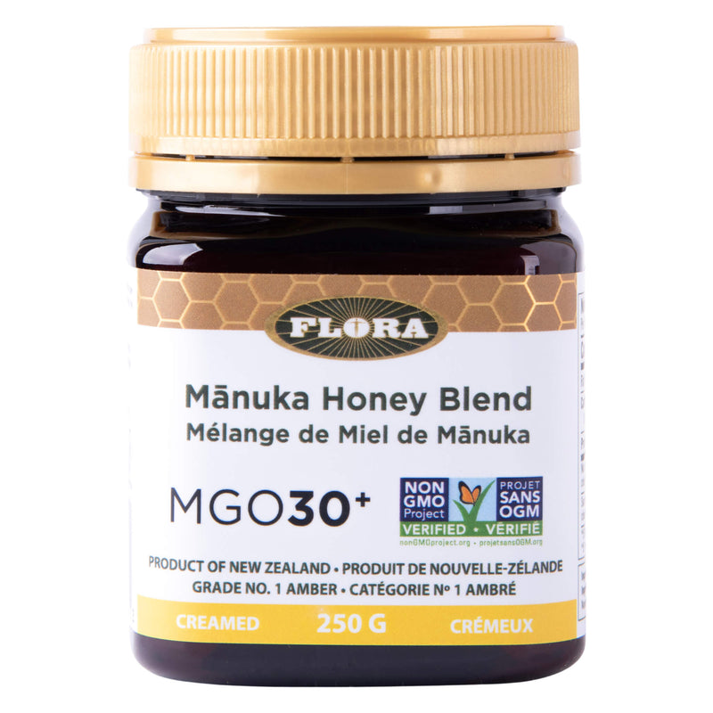 Jar of Flora ManukaHoneyBlend (MGO 30+) 250g