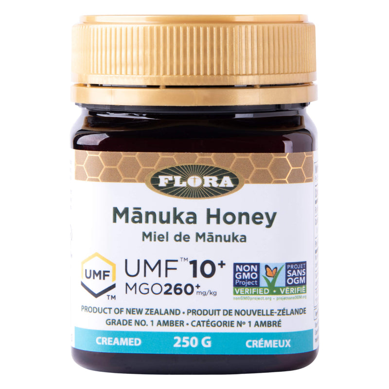 Jar of Flora ManukaHoney (MGO260+) 250g