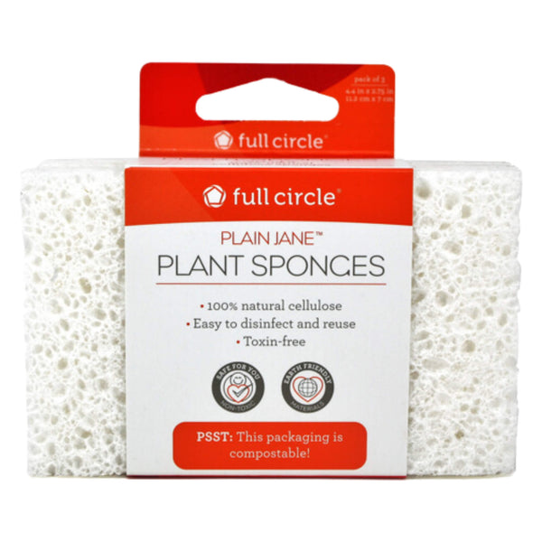 Package of FullCircle PlainJane PlantSponges 3Pack