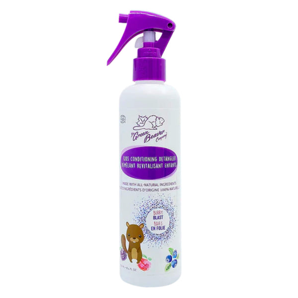 Bottle of Green Beaver Kid's Conditioning Detangler Boreal Berries 250ml
