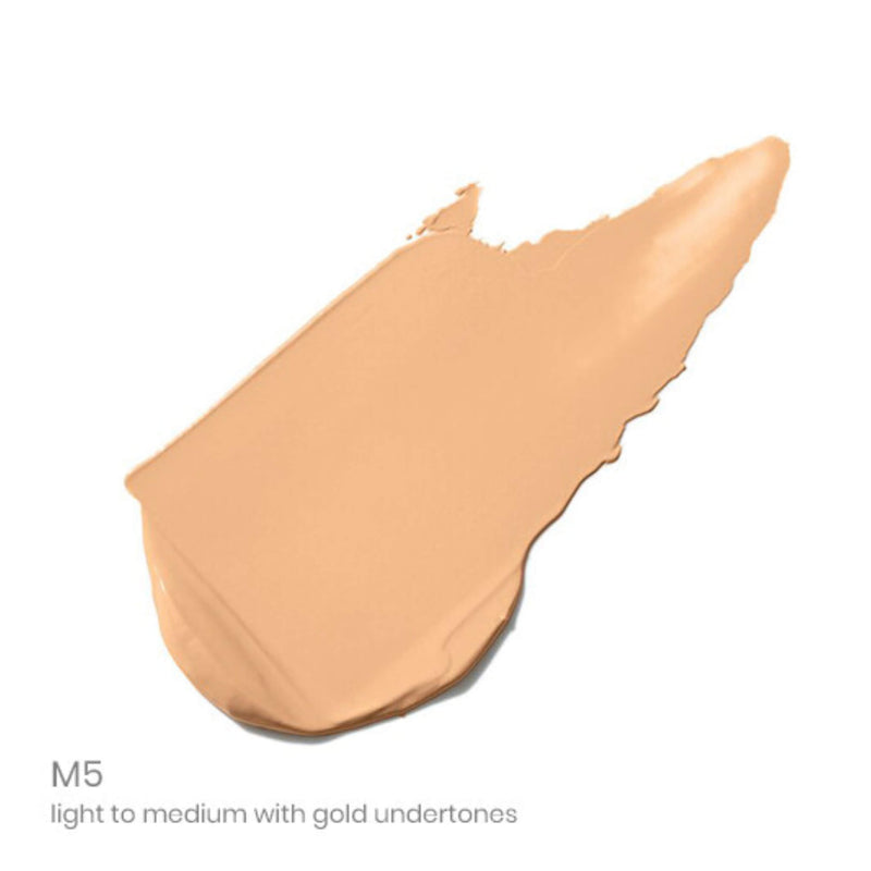 Swatch of JaneIredale BeyondMatte LiquidFoundation M5
