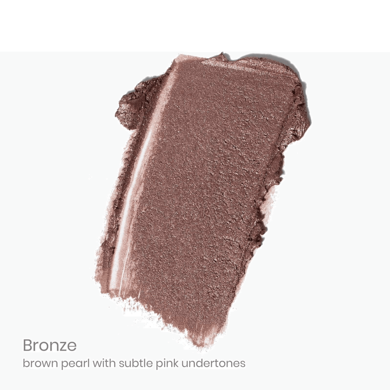 Swatch of JaneIredale ColorLuxe EyeShadow Bronze