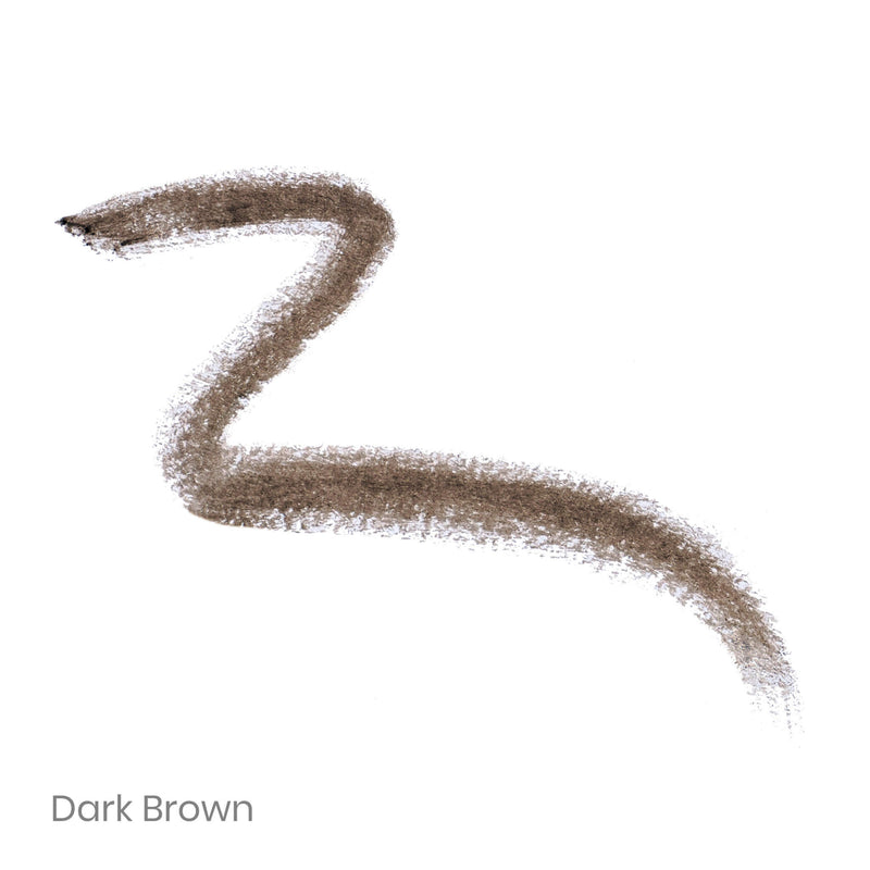 Swatch of JaneIredale PureBrow BrowPowder DarkBrown
