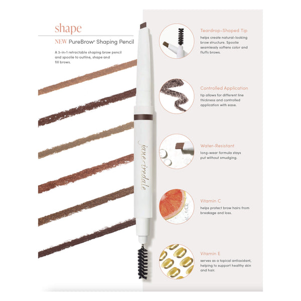 JaneIredale PureBrow ShapingPencil Information
