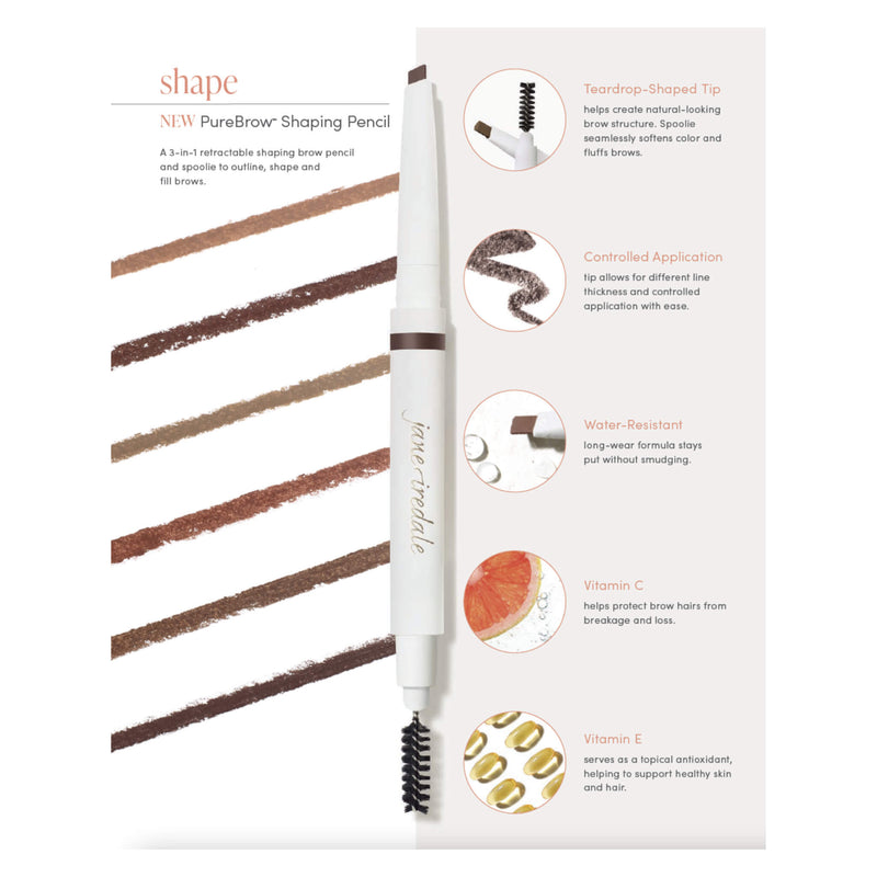 JaneIredale PureBrow ShapingPencil Information
