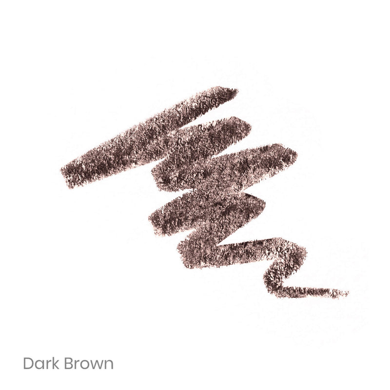 Swatch of JaneIredale PureBrow ShapingPencil DarkBrown
