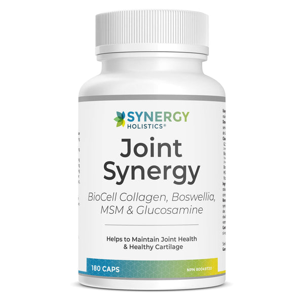 Bottle of SynergyHolistics JointSynergy 180Caps