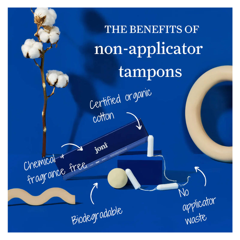 Joni Non-Applicator Tampons Super Benefits
