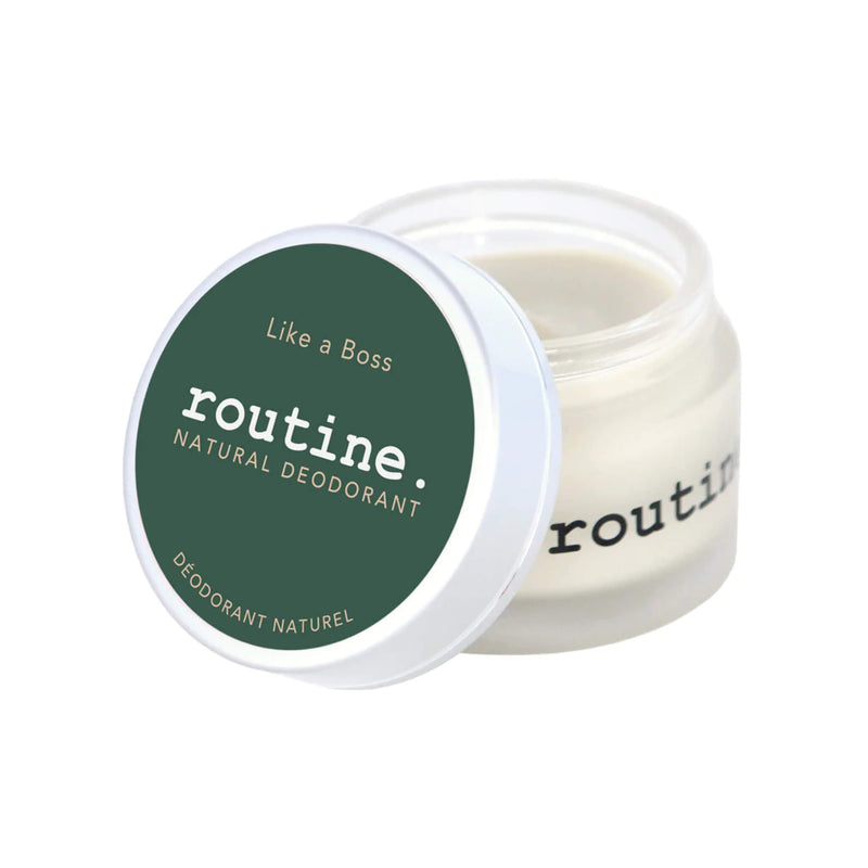 Routine. NaturalDeoderant LikeABoss 2ozJar