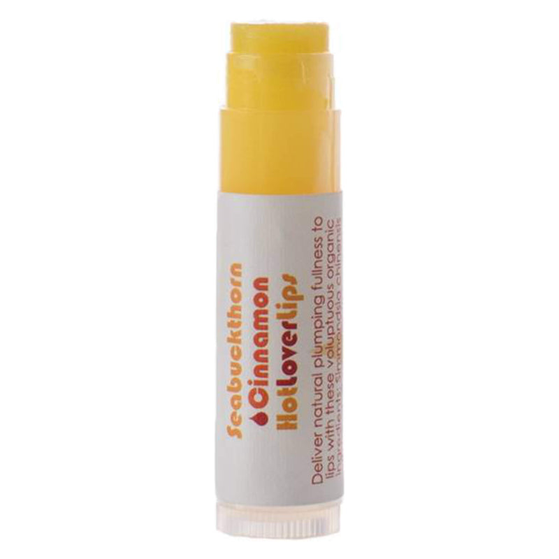 Tube of LivingLibations CinnamonSeabuckthorn HotLoverLips 5ml
