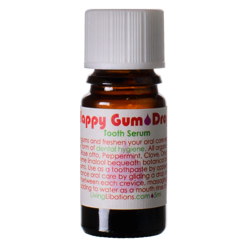 Bottle of LivingLibations HappyGumDrops 5ml
