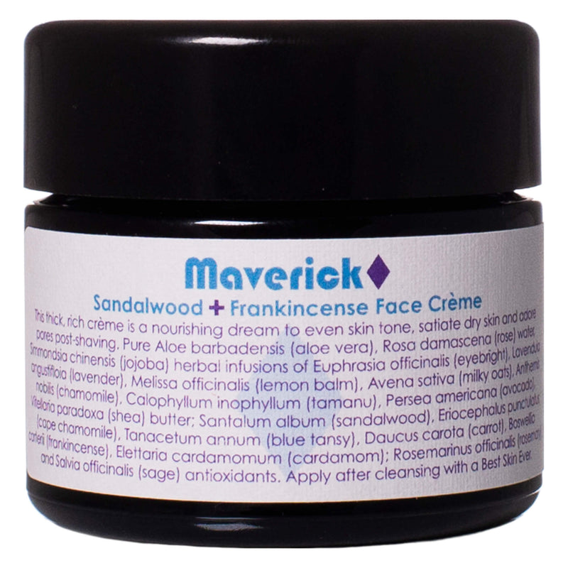 Jar of LivingLibations MaverickFaceCrème 50ml
