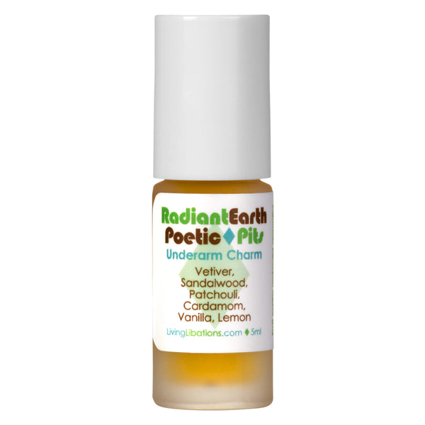 Bottle of LivingLibations PoeticPits RadiantEarth 5ml
