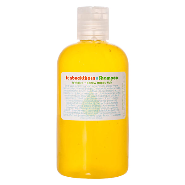 Bottle of LivingLibations Seabuckthorn Shampoo 240ml
