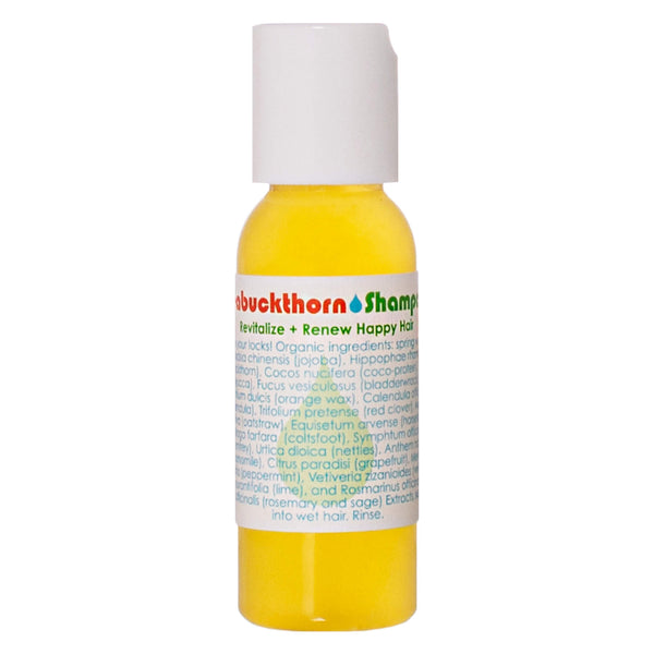 Bottle of LivingLibations Seabuckthorn Shampoo 30ml
