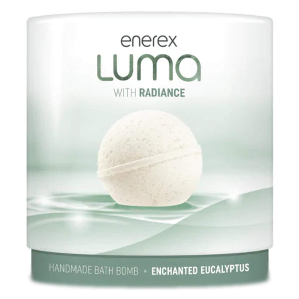 Package of Luma Hand Made Bath Bomb Enchanted Eucalyptus 5.3oz