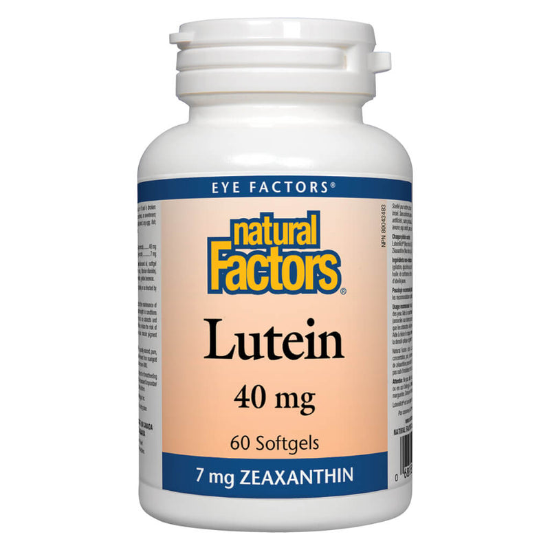 Bottle of Lutein 40 mg 60 Softgels