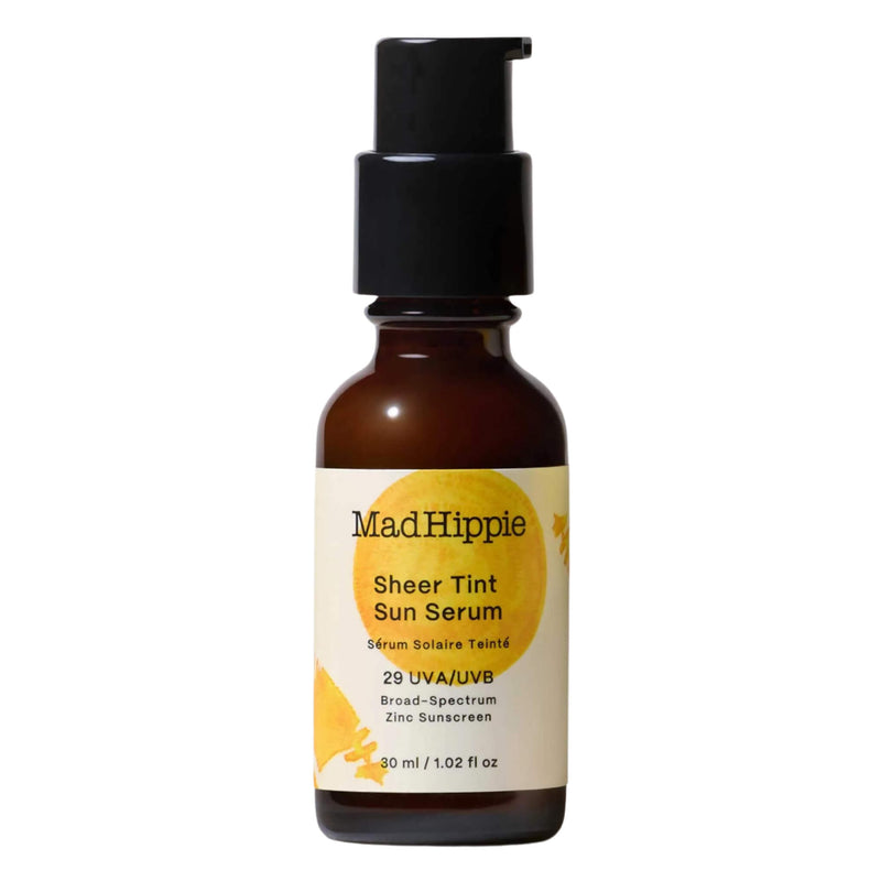 PumpBottle of MadHippie SheerTintSunSerum 29SPF 30ml