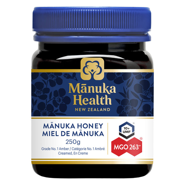 Jar of ManukaHealth ActiveMGO263 ManukaHoney 250g