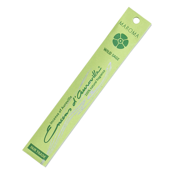 Package of Maroma Premium Stick Incense Wild Sage 10 Sticks