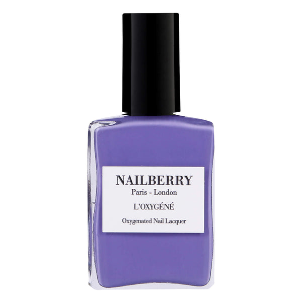 Bottle of Nailberry Oxygenated Nail Lacquer Bluebell 15ml