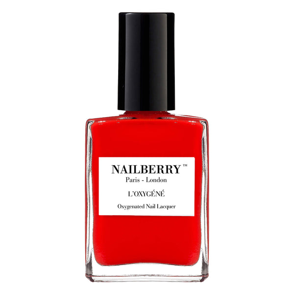 Bottle of Nailberry Oxygenated Nail Lacquer Cherry Cherie 15ml